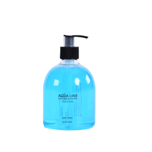 Pump Bottle Hand Wash Clear blue 500ml